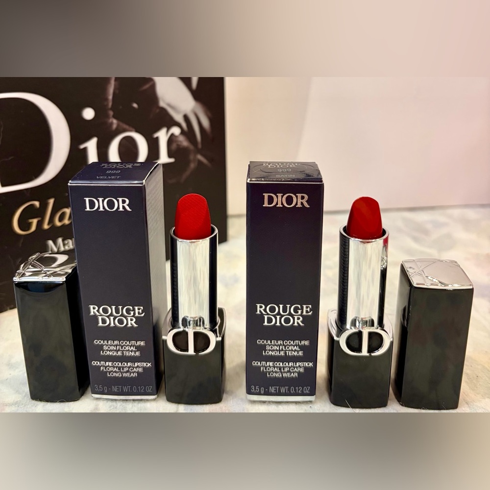 NIB AUTHENTIC DIOR Rouge Full Size Lipstick Duo Gift
Set 🌟LIMITED EDITION🌟 - Picture 2 of 10